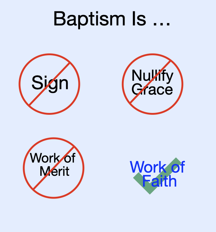 4 rights of baptism